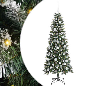 Árbol de Navidad artificial con 300 LED Verde 76 x 76 x 150 cm H