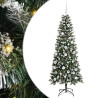Árbol de Navidad artificial con 300 LED Verde 76 x 76 x 150 cm 2