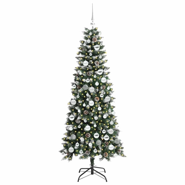 Árbol de Navidad artificial con 300 LED Verde 76 x 76 x 150 cm M 3