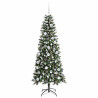Árbol de Navidad artificial con 300 LED Verde 76 x 76 x 150 cm 3