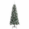 Árbol de Navidad artificial con 300 LED Verde 76 x 76 x 150 cm 4