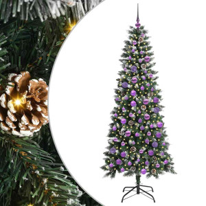 Árbol de Navidad artificial con 300 LED Verde 76 x 76 x 150 cm H