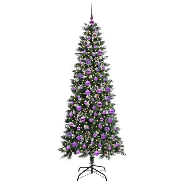 Árbol de Navidad artificial con 300 LED Verde 76 x 76 x 150 cm M 3