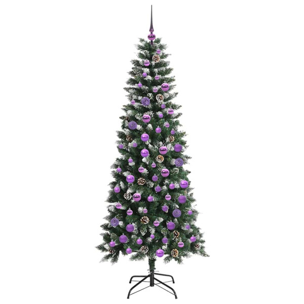 Árbol de Navidad artificial con 300 LED Verde 76 x 76 x 150 cm M 4