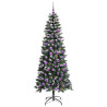 Árbol de Navidad artificial con 300 LED Verde 76 x 76 x 150 cm 4