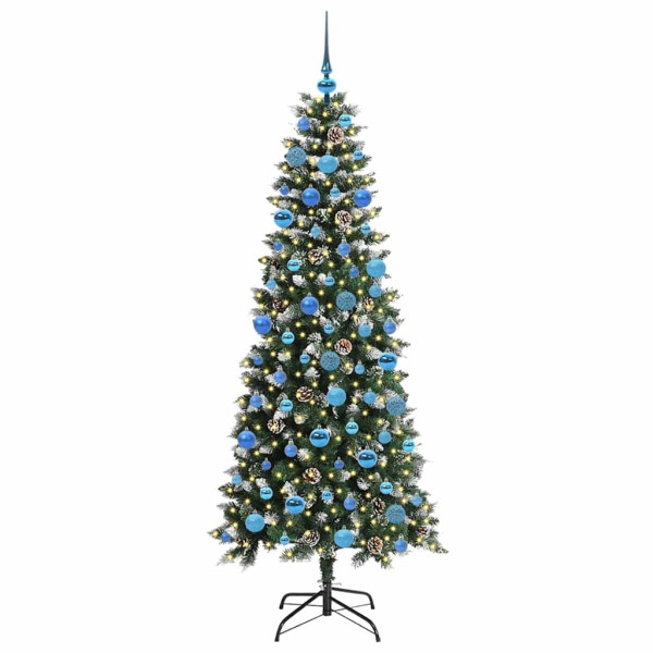 Árbol de Navidad artificial con 300 LED Verde 76 x 76 x 150 cm M 3