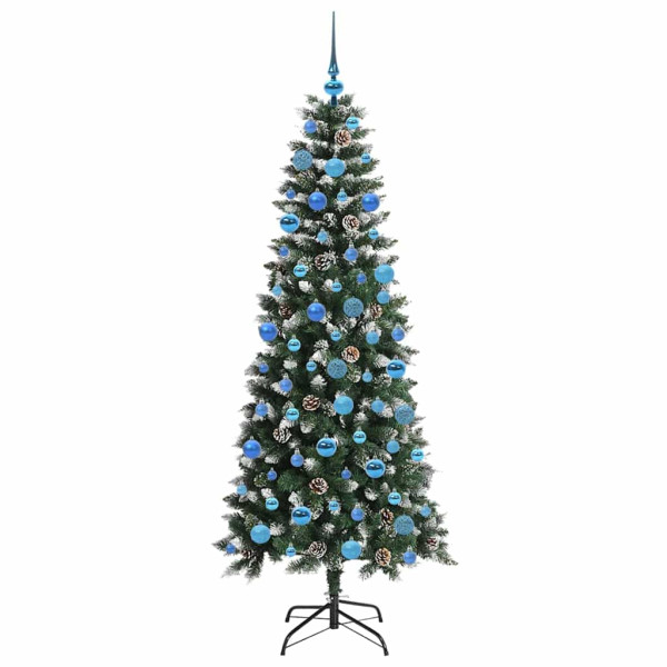Árbol de Navidad artificial con 300 LED Verde 76 x 76 x 150 cm M 4