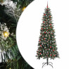 Árbol de Navidad artificial con 300 LED Verde 86 x 86 x 210 cm 1