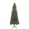 Árbol de Navidad artificial con 300 LED Verde 86 x 86 x 210 cm 2