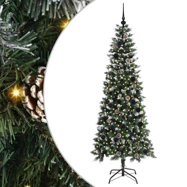 Árbol de Navidad artificial con 300 LED Verde 86 x 86 x 210 cm M 2