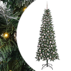 Árbol de Navidad artificial con 300 LED Verde 86 x 86 x 210 cm H