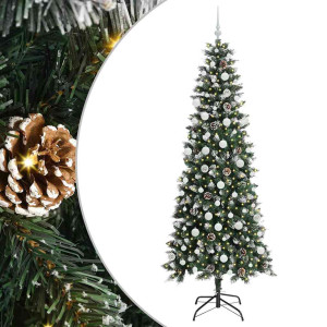 Árbol de Navidad artificial con 300 LED Verde 86 x 86 x 210 cm H