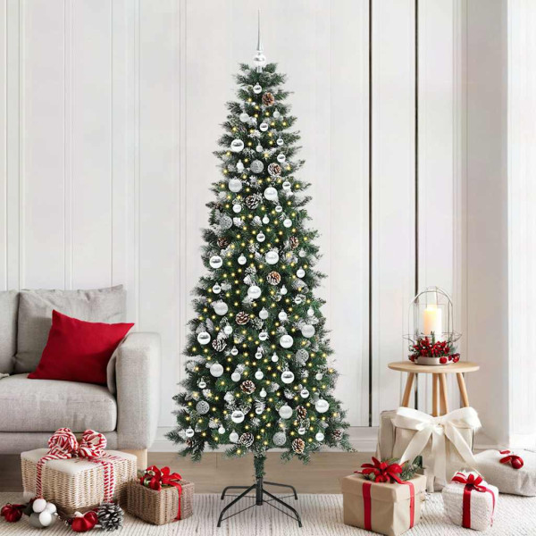 Árbol de Navidad artificial con 300 LED Verde 86 x 86 x 210 cm D