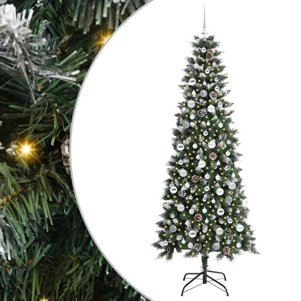 Árbol de Navidad artificial con 300 LED Verde 86 x 86 x 210 cm M 2
