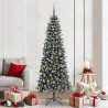 Árbol de Navidad artificial con 300 LED Verde 86 x 86 x 210 cm 1