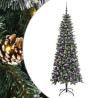Árbol de Navidad artificial con 300 LED Verde 86 x 86 x 210 cm 2