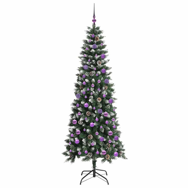 Árbol de Navidad artificial con 300 LED Verde 86 x 86 x 210 cm M 4