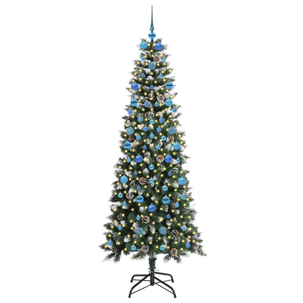 Árbol de Navidad artificial con 300 LED Verde 86 x 86 x 210 cm M 3
