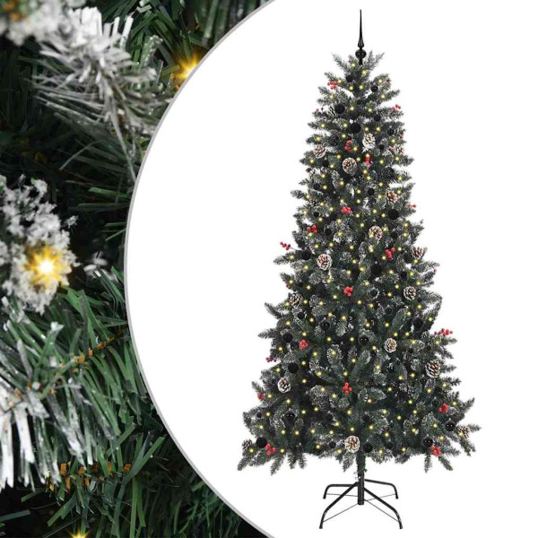 Árbol de Navidad artificial con 300 LED Verde 96 x 96 x 240 cm M 2