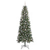 Árbol de Navidad artificial con 300 LED Verde 96 x 96 x 240 cm 3
