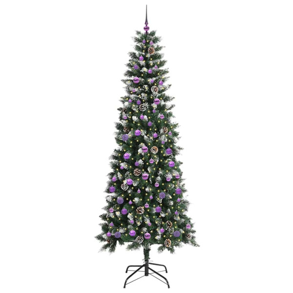 Árbol de Navidad artificial con 300 LED Verde 96 x 96 x 240 cm M 3