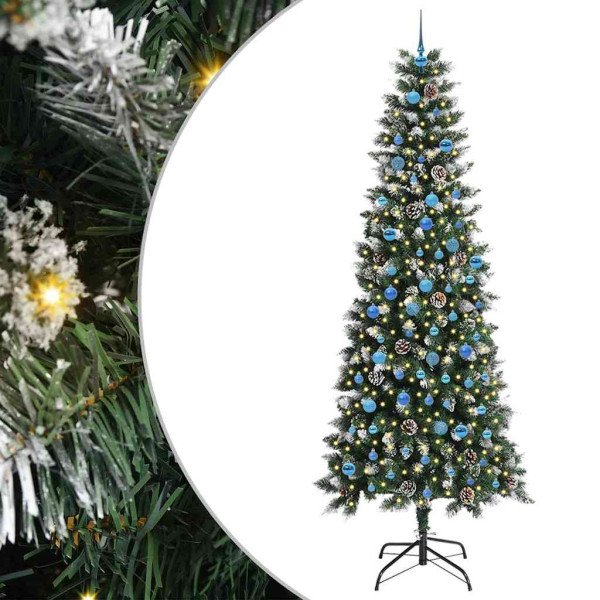 Árbol de Navidad artificial con 300 LED Verde 96 x 96 x 240 cm D