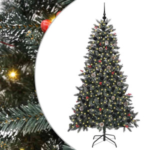 Árbol de Navidad artificial con 300 LED Verde 99 x 99 x 180 cm H