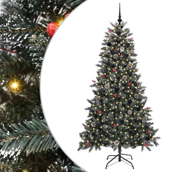 Árbol de Navidad artificial con 300 LED Verde 99 x 99 x 180 cm M 2