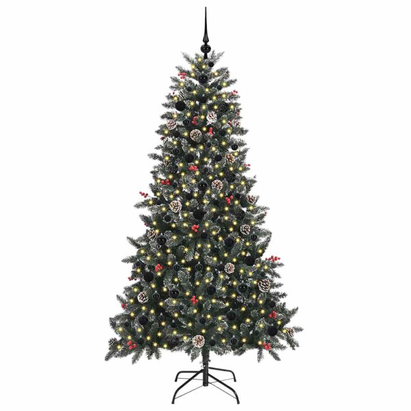 Árbol de Navidad artificial con 300 LED Verde 99 x 99 x 180 cm M 3