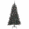 Árbol de Navidad artificial con 300 LED Verde 99 x 99 x 180 cm 4