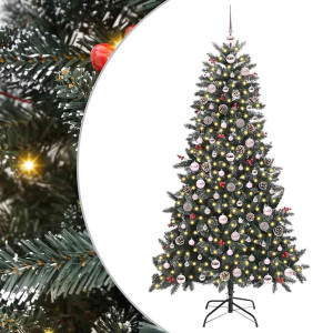 Árbol de Navidad artificial con 300 LED Verde 99 x 99 x 180 cm H