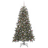 Árbol de Navidad artificial con 300 LED Verde 99 x 99 x 180 cm 3