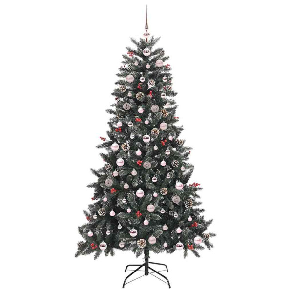 Árbol de Navidad artificial con 300 LED Verde 99 x 99 x 180 cm M 4