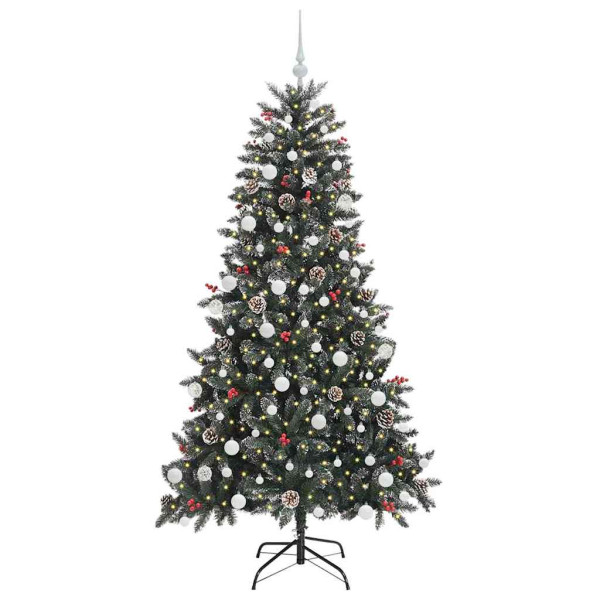 Árbol de Navidad artificial con 300 LED Verde 99 x 99 x 180 cm M 3