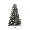 Árbol de Navidad artificial con 300 LED Verde 99 x 99 x 180 cm 3
