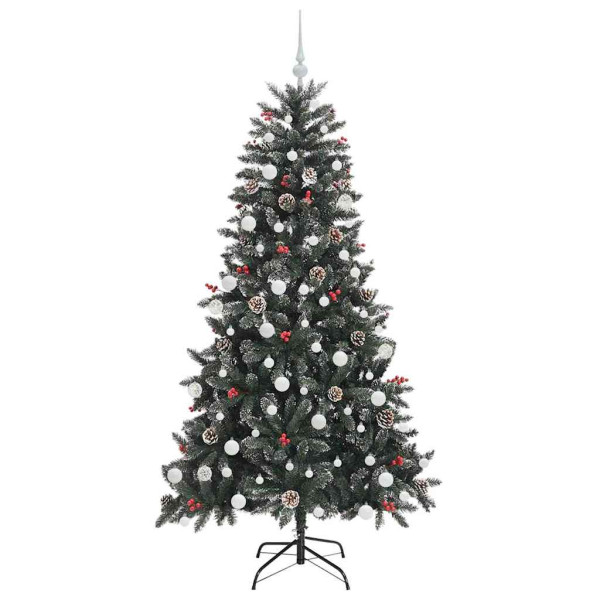 Árbol de Navidad artificial con 300 LED Verde 99 x 99 x 180 cm M 4