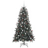 Árbol de Navidad artificial con 300 LED Verde 99 x 99 x 180 cm 4