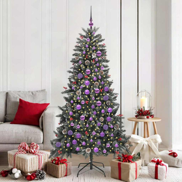 Árbol de Navidad artificial con 300 LED Verde 99 x 99 x 180 cm D
