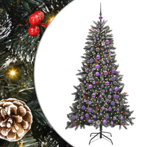Árbol de Navidad artificial con 300 LED Verde 99 x 99 x 180 cm H