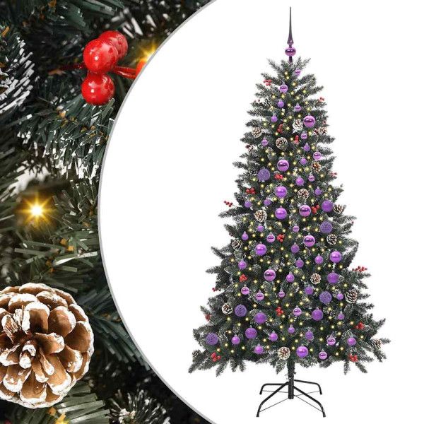 Árbol de Navidad artificial con 300 LED Verde 99 x 99 x 180 cm M 2