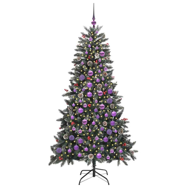 Árbol de Navidad artificial con 300 LED Verde 99 x 99 x 180 cm M 3