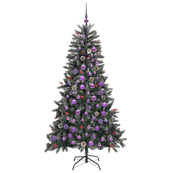 Árbol de Navidad artificial con 300 LED Verde 99 x 99 x 180 cm M 4