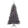 Árbol de Navidad artificial con 300 LED Verde 99 x 99 x 180 cm 4