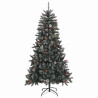 Árbol de Navidad artificial con 300 LED Verde 99 x 99 x 180 cm 5