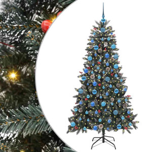 Árbol de Navidad artificial con 300 LED Verde 99 x 99 x 180 cm H