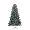Árbol de Navidad artificial con 300 LED Verde 99 x 99 x 180 cm 3