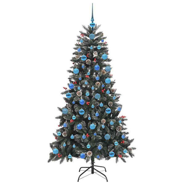 Árbol de Navidad artificial con 300 LED Verde 99 x 99 x 180 cm M 4