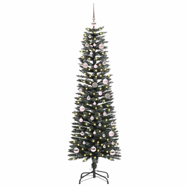 Árbol de Navidad artificial con 150 LED Verde 43 x 43 x 150 cm M 2