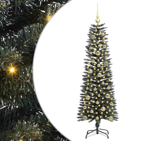 Árbol de Navidad artificial con 150 LED Verde 43 x 43 x 150 cm M 2