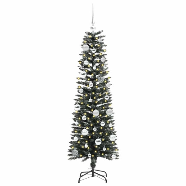 Árbol de Navidad artificial con 150 LED Verde 43 x 43 x 150 cm M 3